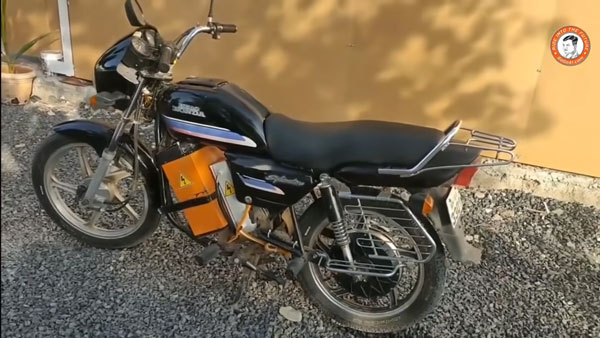 எலக்ட்ரிக் பைக்காக மாற்றப்பட்ட Splendor!! இந்தியாவிலேயே முதல்முறையாக ஆர்டிஓ அனுமதியளித்தது