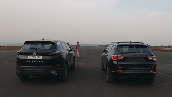 பரபரப்பாக நடந்த டாடா ஹெரியர் vs ஜீப் காம்பஸ் பந்தயம்!! முடிவை எதிர்பார்த்திருக்கவே மாட்டீங்க!