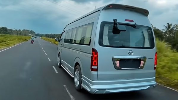 சமையலறை, கழிவறை என சின்ன வீடாகவே மாறிய Toyota Hiace... வாங்கினா இப்படி ஒரு வாகன்தான் வாங்கணும்!