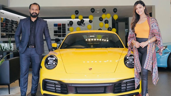 துல்கர் சல்மானுக்கு போட்டியாக மிக மிக விலையுயர்ந்த Porsche காரை வாங்கிய பிரபல நடிகை... விலையை மட்டும் கேட்டுடாதீங்க!
