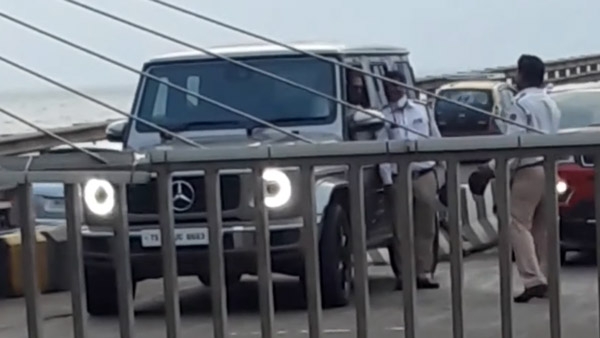 விலை உயர்ந்த சொகுசு காரில் வந்த நடிகர்... காரை நிறுத்தி காவலர்கள் செய்த காரியம்... இத நீங்க எதிர்பார்த்திருக்கவே மாட்டீங்க!