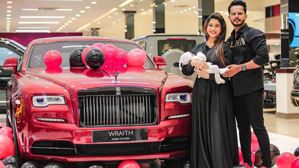 மனைவியின் பிறந்த நாளுக்கு ரோல்ஸ் ராய்ஸ் காரை பரிசளித்த கணவர்... விலை எவ்ளோனு தெரிஞ்சா ஆடிப்போயிருவீங்க!