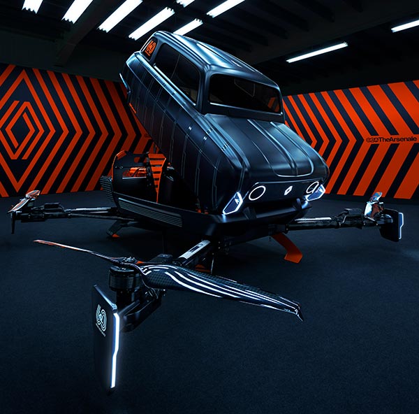 கிளாசிக் கார் ஸ்டைலில் ரெனால்டின் பறக்கும் கார்! இதோட பேர் மட்டுமில்லை பயன்பாடும் ரொம்ப வித்தியாசமா இருக்கு!