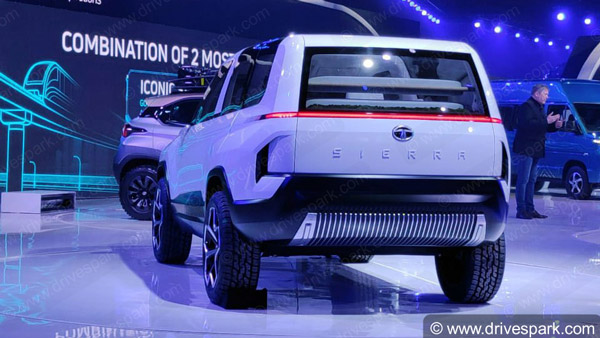 மின்சார காராக உருவாகிறது டாடா சியாரா... எலெக்ட்ரிக் கார்களால் இந்தியாவை அலங்கரிக்கும் முயற்சியில் டாடா!