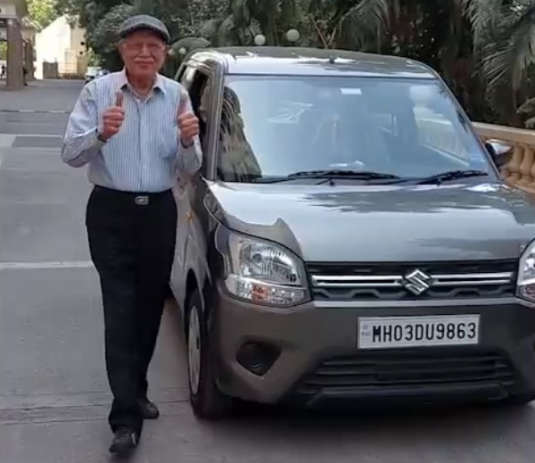 ஹோட்டலுக்கு சாப்பிட சென்ற முதியவர் புதிய காரோடு வீடு திரும்பிய அதிசயம்... இளம் வயது கனவு 83 வயதில் நிறைவேறியது