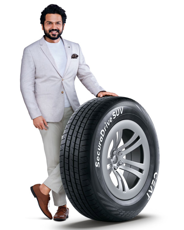 டோலிவுட் பக்கம் ஒதுங்கிய சியட்... நிறுவனத்தின் பிராண்ட் அம்பாசிரடராக நடிகர் கார்த்தி நியமனம்!