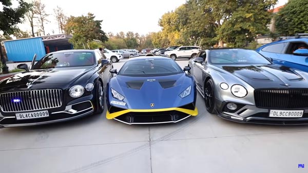 படத்துல இருக்க எல்லா காருமே ஒற்றை இந்தியருக்கு சொந்தமானவை... கிட்டதட்ட 100 சொகுசு கார்கள் இருக்கிறதாம்!