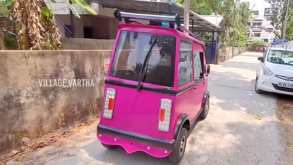 60 கிமீ பயணிக்க வெறும் 5 ரூபா போதும்... 67 வயதான முதியவர் உருவாக்கிய சூப்பரான எலெக்ட்ரிக் கார்!
