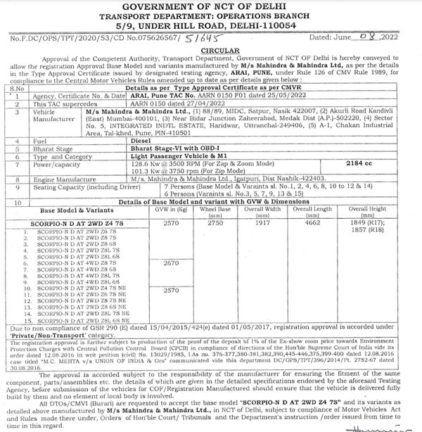 5 விதமான ட்ரிம், 40 விதமான வேரியண்ட்... பிரமாண்டமான தேர்வுகளில் விற்பனைக்கு வருகிறது புதிய ஸ்கார்பியோ என்!