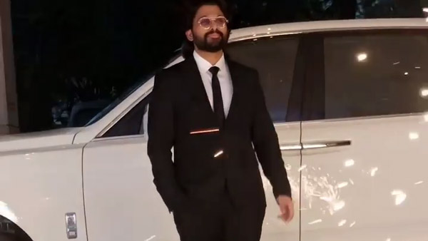 கெத்தான காரில் வந்து இறங்கிய புஷ்பா ஹீரோ அல்லு அர்ஜூன்... இவ்ளோ காசு இருந்தால்தான் இந்த காரை வாங்க முடியுமா!