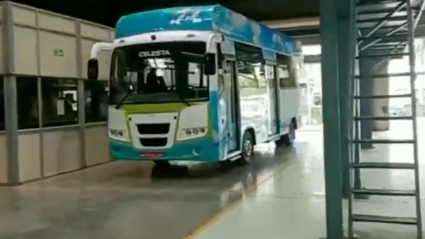 இனி டீசல் பற்றி எல்லாம் கவலையே வேண்டாம் . . . ஹைட்ரஜன் பஸ் வந்துருச்சு . . . இனி டிக்கெட் எல்லாம் ரொம்ப சீப் தான்