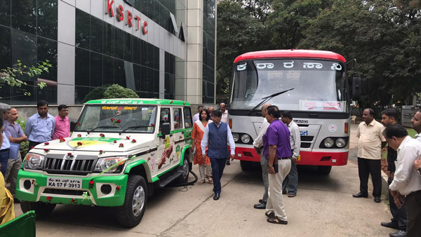 இரவோடு இரவாக... கர்நாடகாவில் அரசு பேருந்து திருட்டு!!