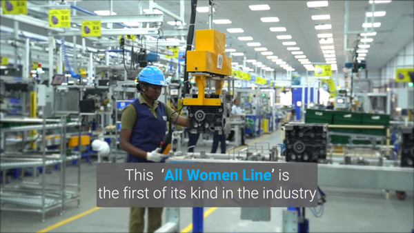 100% பெண் தொழிலாளர்கள் மட்டுமே - அசோக் லேலண்ட் அதிரடி மூவ்!!