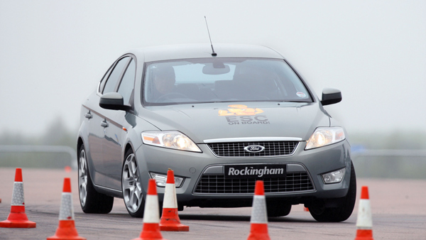 Car with electronic stability control Car with electronic stability control