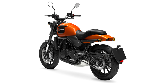 Harley davidson x 500 back view