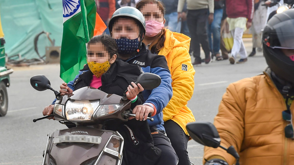 Kids on two wheeler in kerala