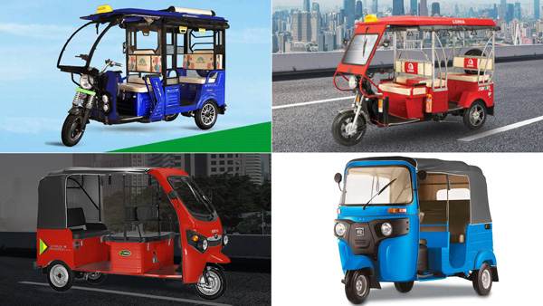 Long range passenger e rickshaw