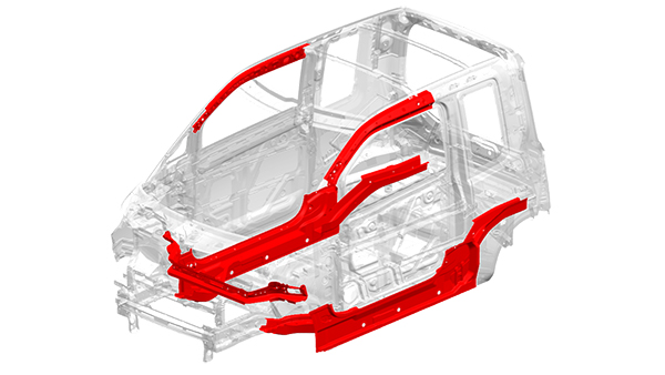 Mg comet smart ev solid steel chassis