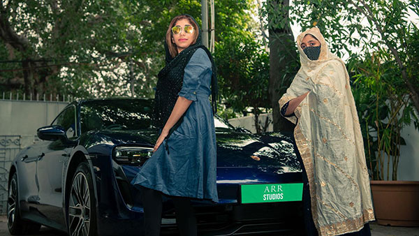 Rahman daughters porsche taycan