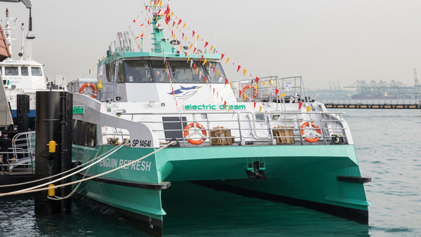 Shell electric ferry