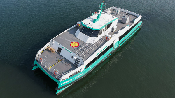 Shell electric ferry
