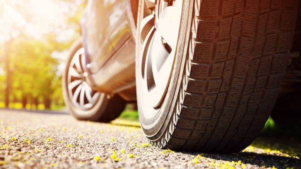 Tyre Burst in Summer