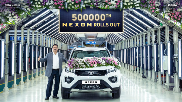Tata rolls out nexon 5 lakh unit Tata rolls out nexon 5 lakh unit