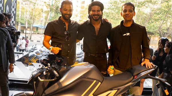 Dulquer Salmaan Takes Ultraviolette F77 Limited Edition Delivery