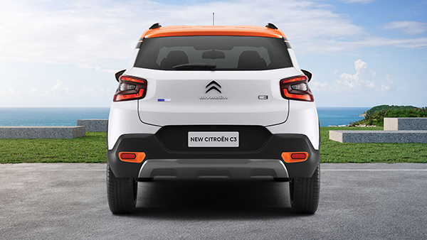 Citroen c3 turbo shine back side