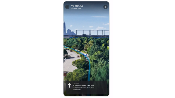 google maps immersive view