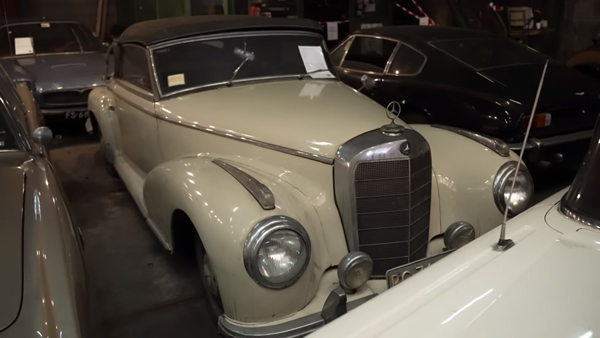 White colour vintage car