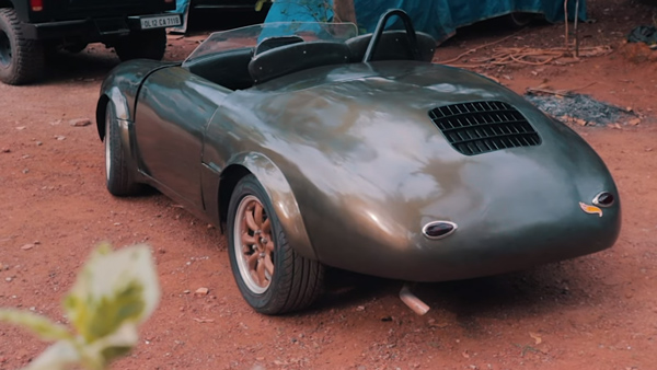 Honda city converted into porsche super car