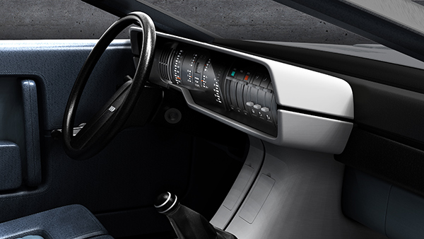 Hyundai pony coupe concept interior