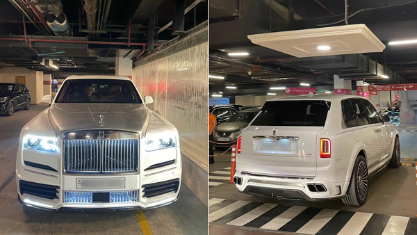 mansory rolls royce cullinan spotted in delhi ncr