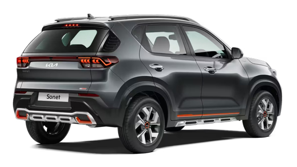 Kia sonet aurochs edition back design