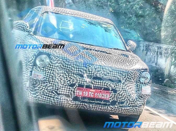 Mahindra XUV100 Spotted Testing