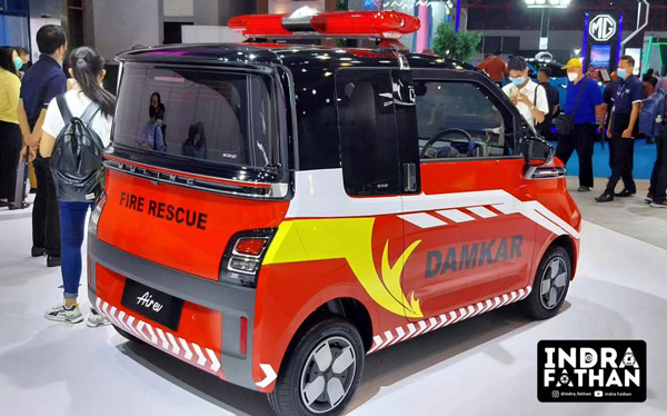 mg comet ev showcased in indonesia