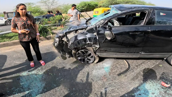 Tata harrier accident