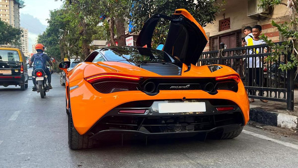 Amit singh mclaren 720s supercar back view
