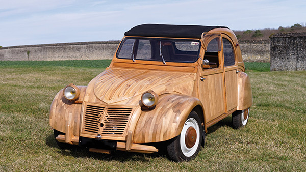 Citroen 2cv wooden