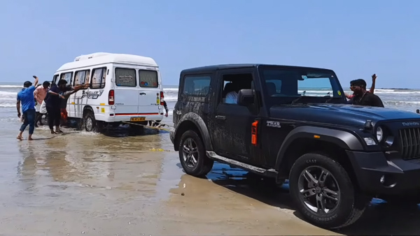 Mahindra thar rescue mode