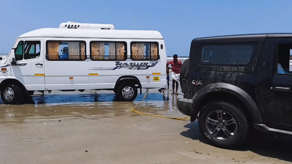 Force traveller rescued