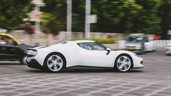 Gautam singhania ferrari 296 gtb side view