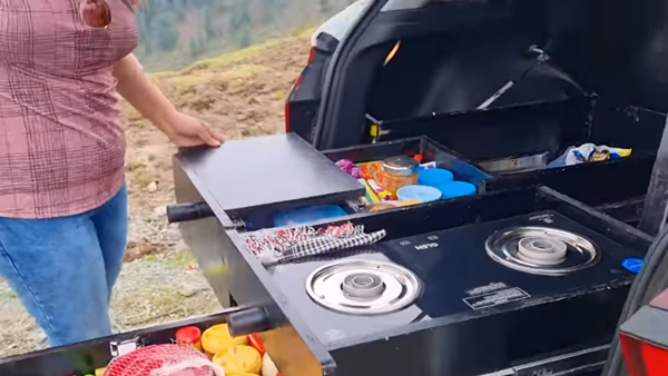 Hyundai Creta as the camper van