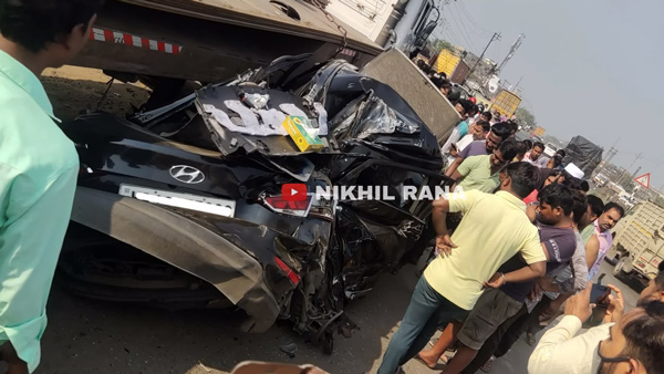 Hyundai verna crushed