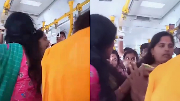 mysuru women fight for free bus seat