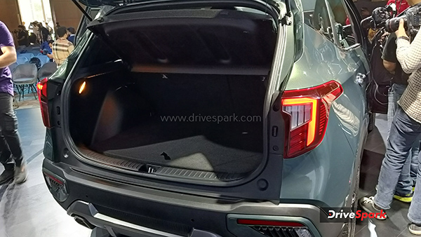 2023 Kia seltos boot space