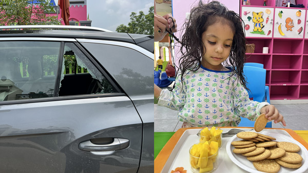 Child gets locked inside car