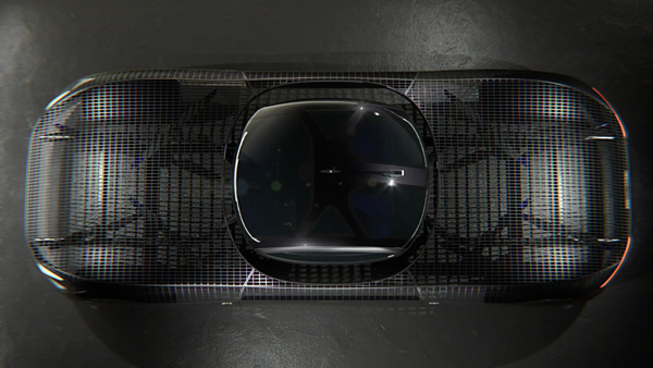 Alef model a flying car top view