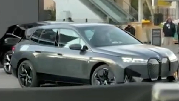 bmw car showing off ix flow